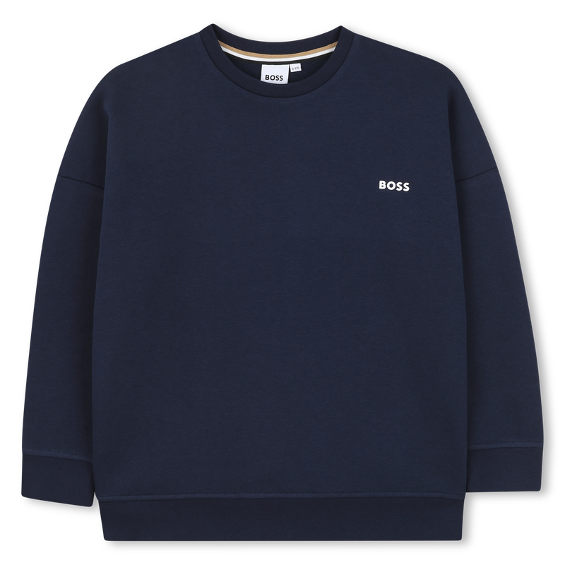 Sweat-shirt col rond uni BOSS 
                        GARCON