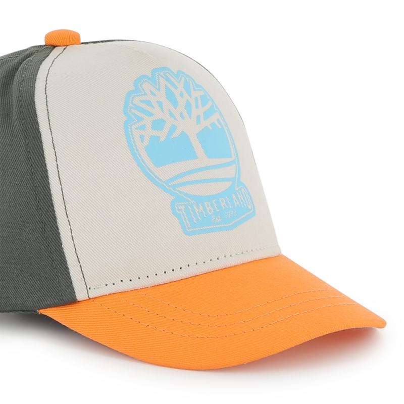 Casquette tricolore à fermeture auto-aggripante TIMBERLAND 
                    GARCON
