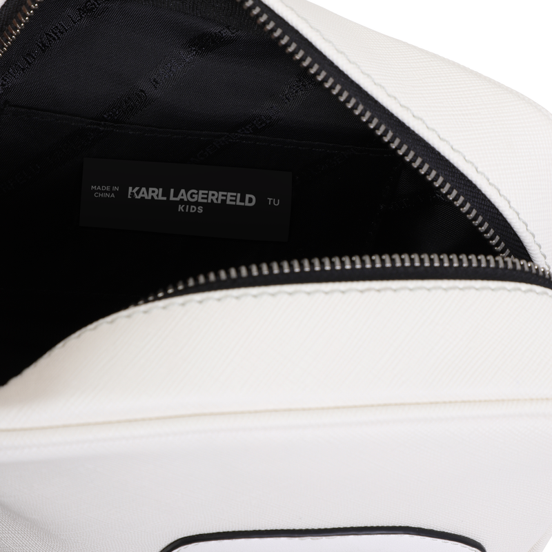 Sac à main réglable avec badge KARL LAGERFELD KIDS 
                    FILLE