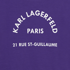 Sweat-shirt avec imprim&eacute; plac&eacute; KARL LAGERFELD KIDS 
                    FILLE