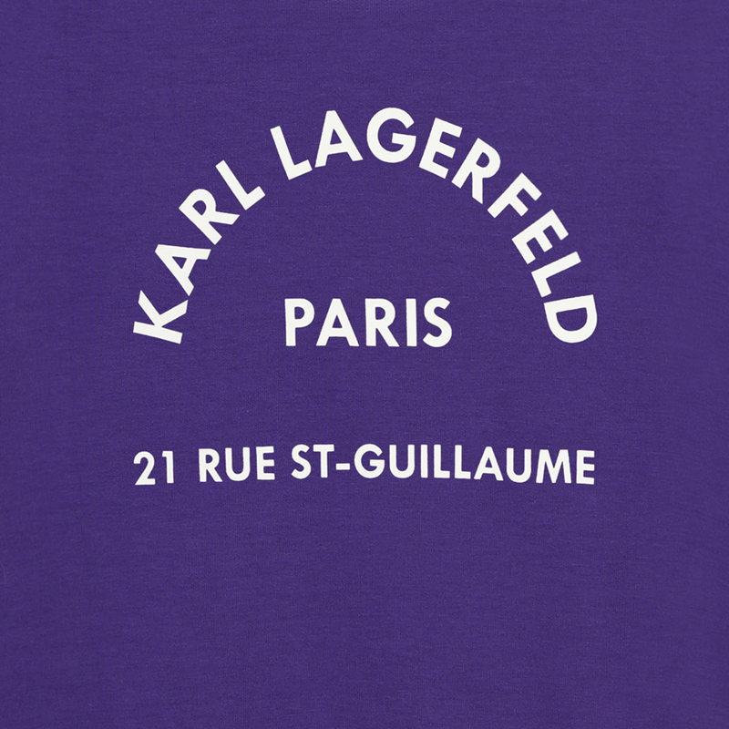 Sweat-shirt avec imprim&eacute; plac&eacute; KARL LAGERFELD KIDS 
                        FILLE