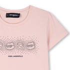 Tee-shirt manches courtes KARL LAGERFELD KIDS 
                    FILLE