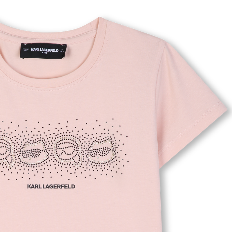 Tee-shirt manches courtes KARL LAGERFELD KIDS 
                        FILLE