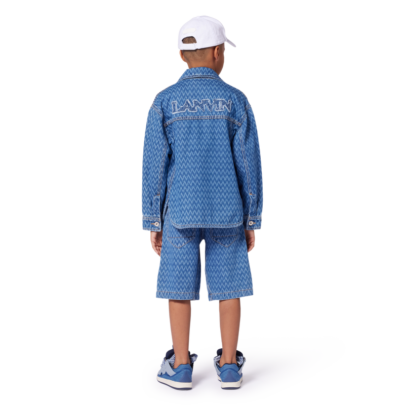 Chemise en jean à motifs LANVIN 
                    GARCON