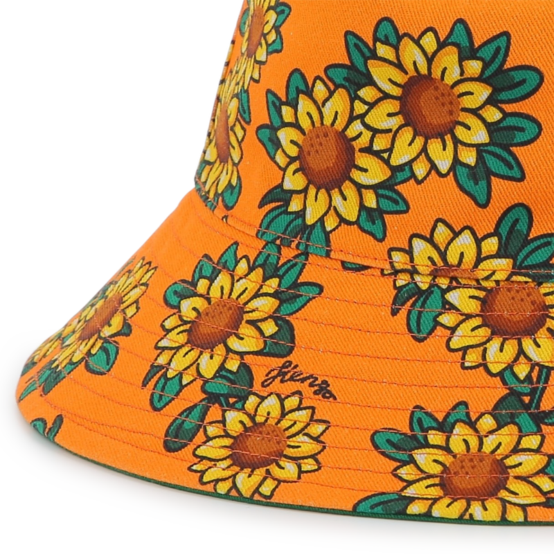 Bob réversible en coton KENZO KIDS 
                    UNISEXE