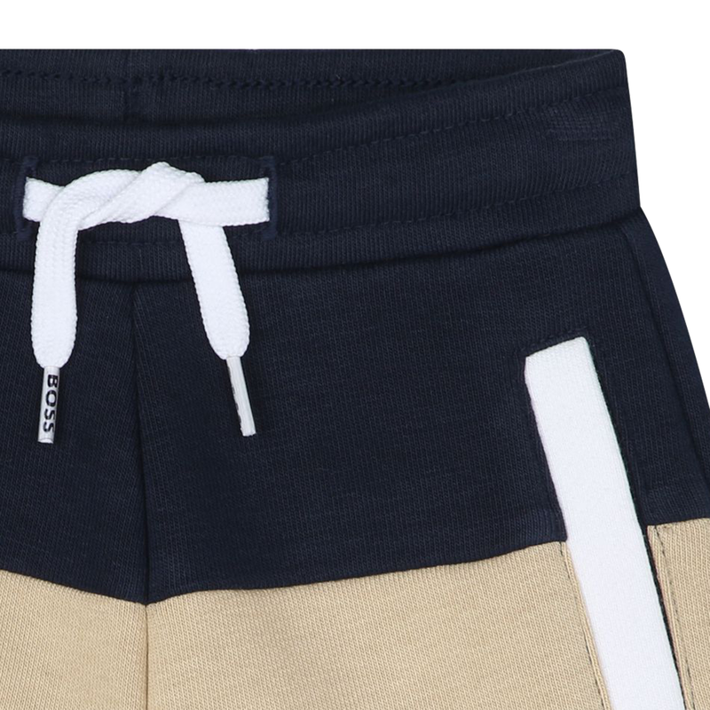 Short bicolore molletonné BOSS 
                    GARCON