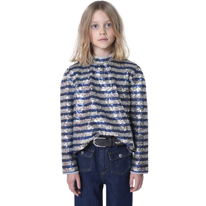 Blouse de cérémonie ornée de sequins ZADIG & VOLTAIRE 
                    FILLE
