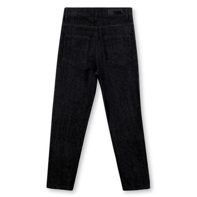 Pantalon en denim KARL LAGERFELD KIDS GARCON