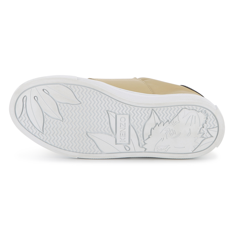 Baskets en cuir de vache KENZO KIDS 
                    UNISEXE