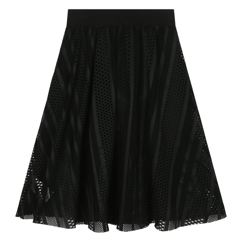 Jupe de cérémonie en tissu en maille ajouré DKNY 
                    FILLE