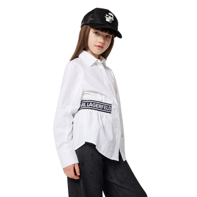 Pantalon en denim KARL LAGERFELD KIDS FILLE
