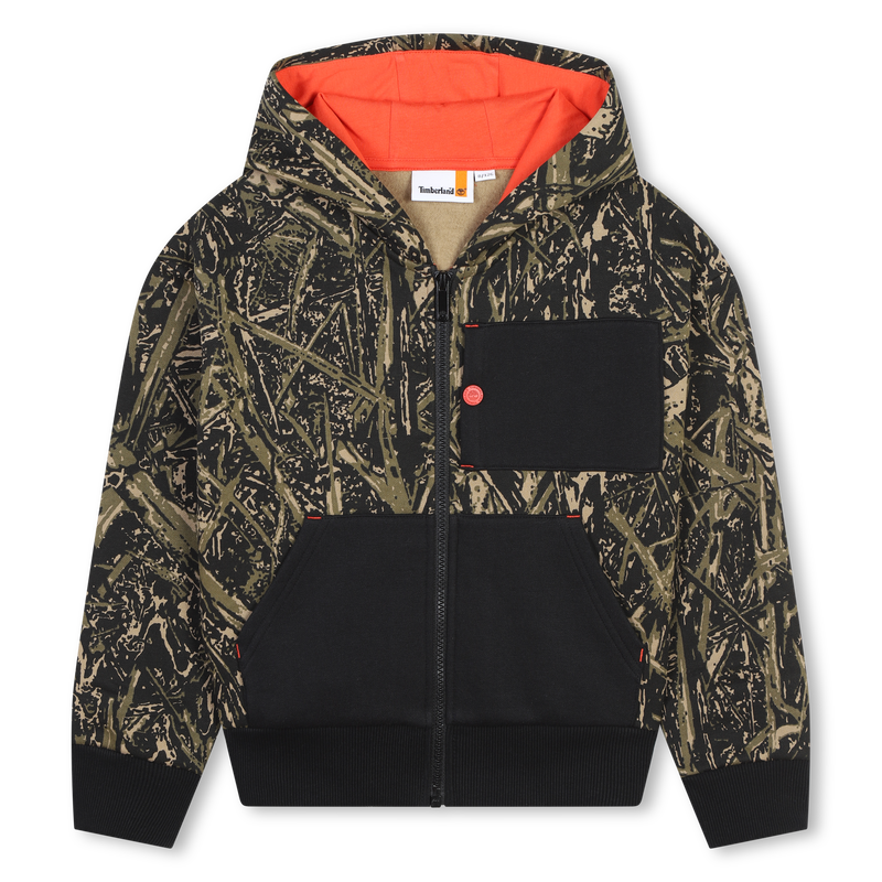 Cardigan molletonné à capuche TIMBERLAND 
                    GARCON