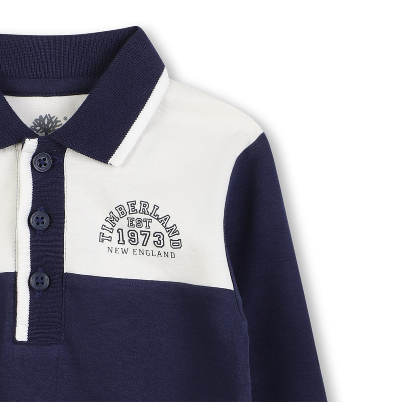 Polo coton bicolore bord-côte TIMBERLAND 
                    GARCON