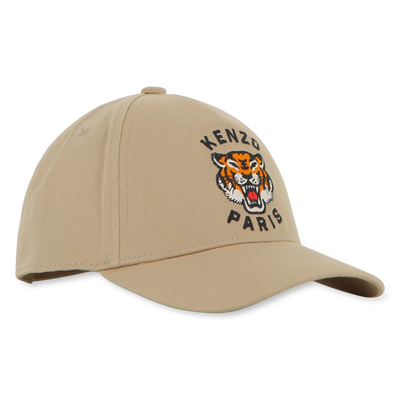 Baskets en cuir à fermeture par bandes auto aggrip KARL LAGERFELD KIDS FILLE