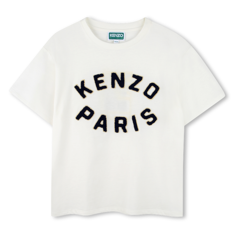 Tee-shirt &agrave; manches courtes en coton KENZO KIDS 
                        UNISEXE