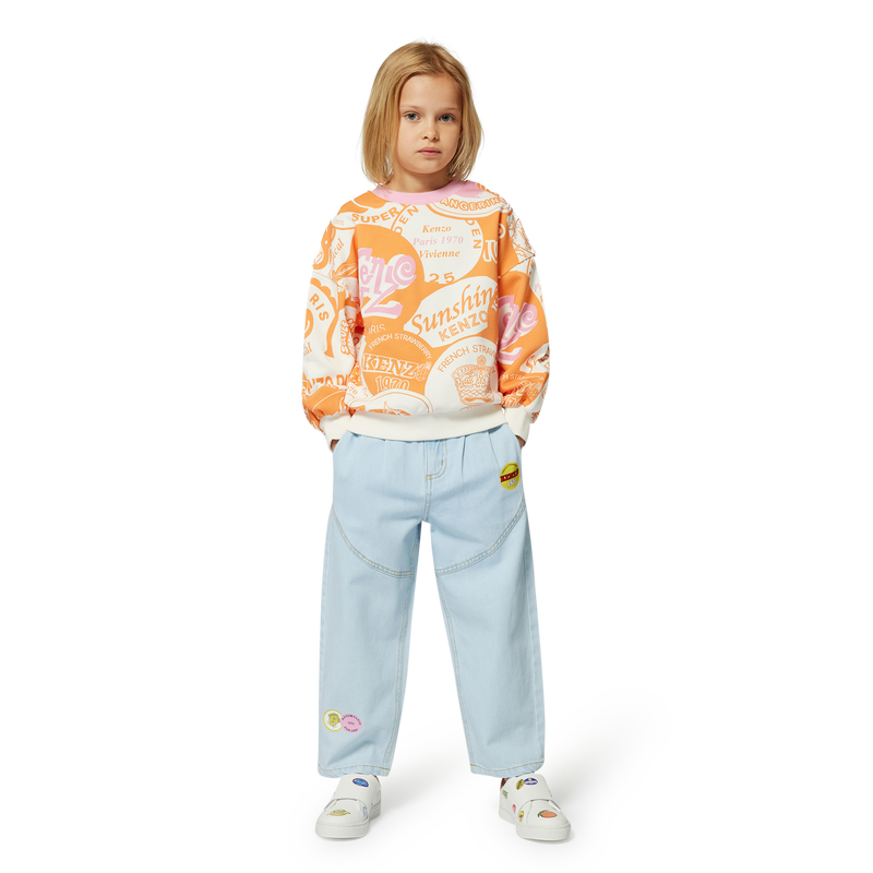 Sweat-shirt en molleton KENZO KIDS 
                    FILLE