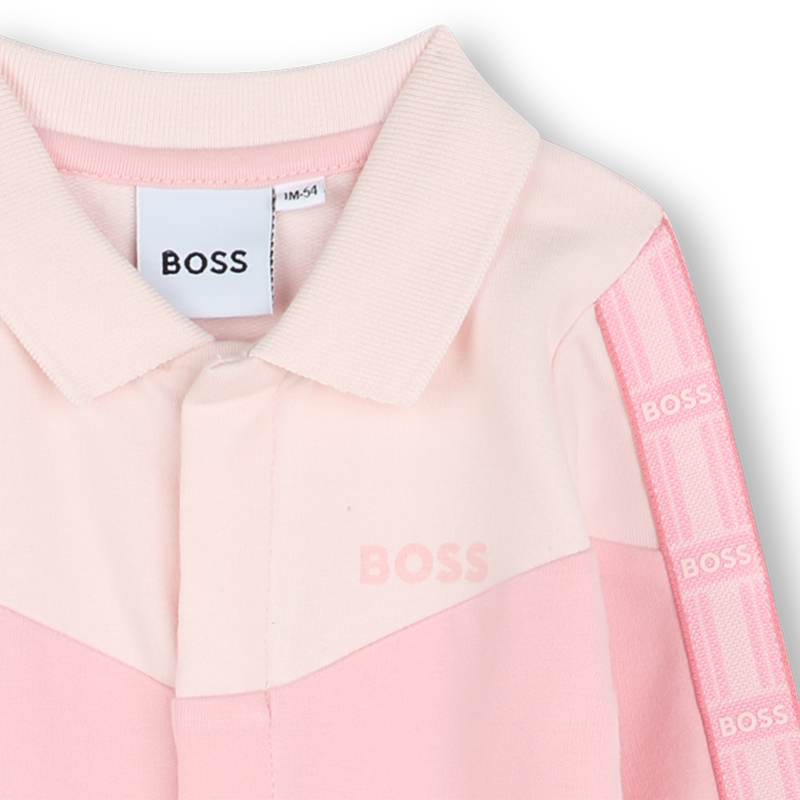 Pyjama &agrave; d&eacute;coupes et col polo BOSS 
                        FILLE