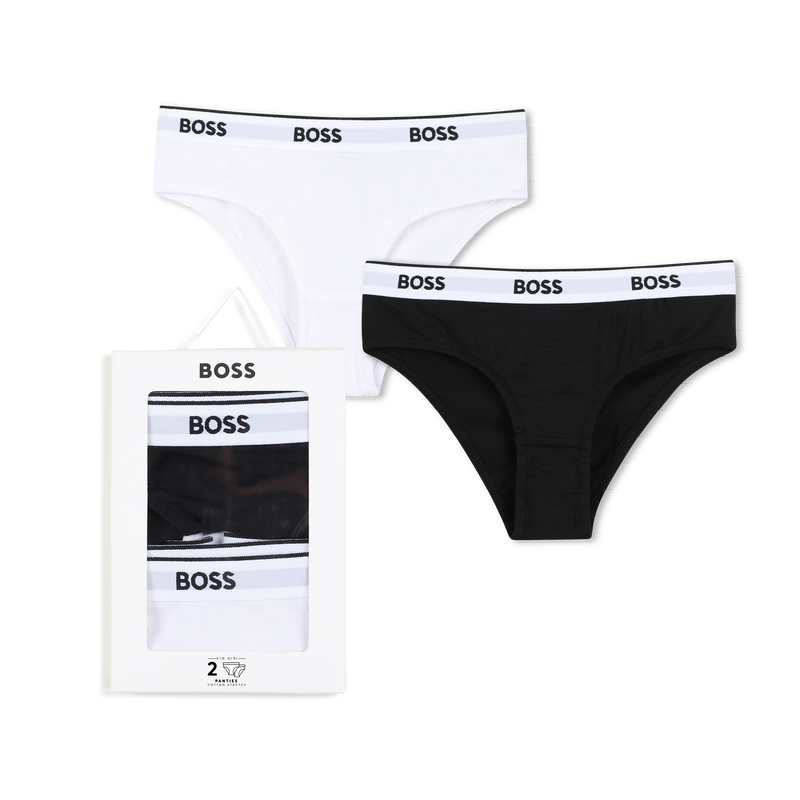LOT DE 2 CULOTTES BOSS 
                        FILLE