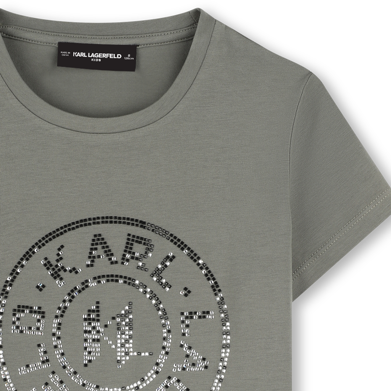T-shirt avec illustrations KARL LAGERFELD KIDS 
                    FILLE