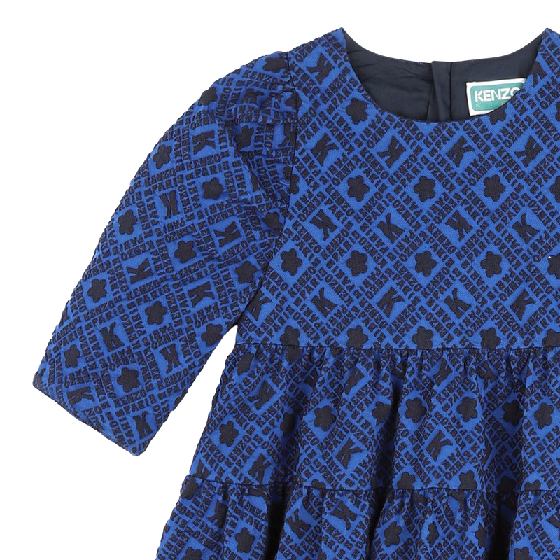 Robe imprimée à fronces KENZO KIDS 
                    FILLE