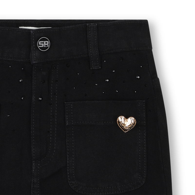 Jupe midi en denim SONIA RYKIEL 
                    FILLE