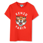 T-shirt &agrave; manches courtes KENZO KIDS 
                    FILLE