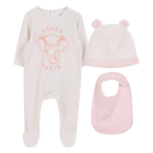 Ensemble pyjama + bonnet + bavoir KENZO KIDS 
                    UNISEXE