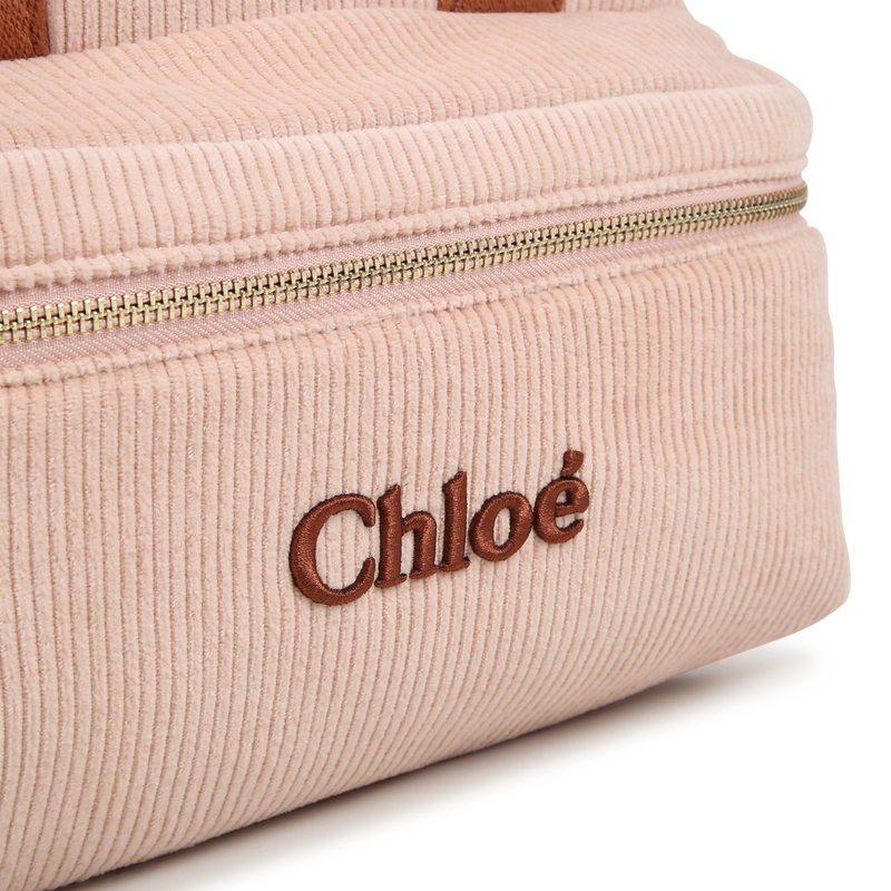 Sac à dos en velours côtelé CHLOE 
                    FILLE