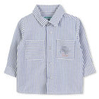 Chemise &agrave; rayures en coton KENZO KIDS 
                    GARCON