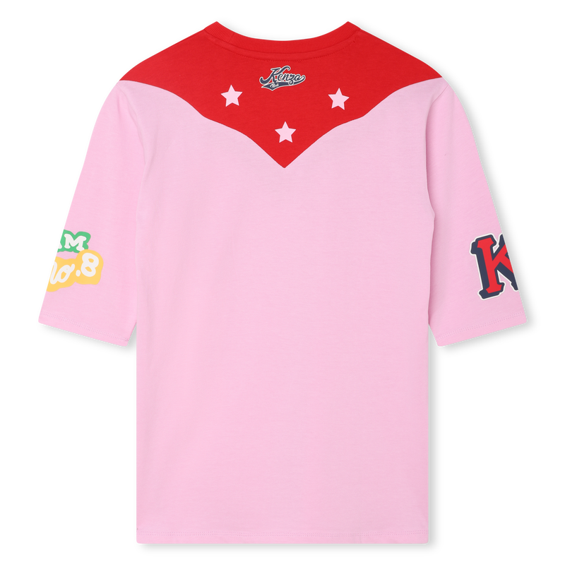 Robe multicolore en coton KENZO KIDS 
                    FILLE
