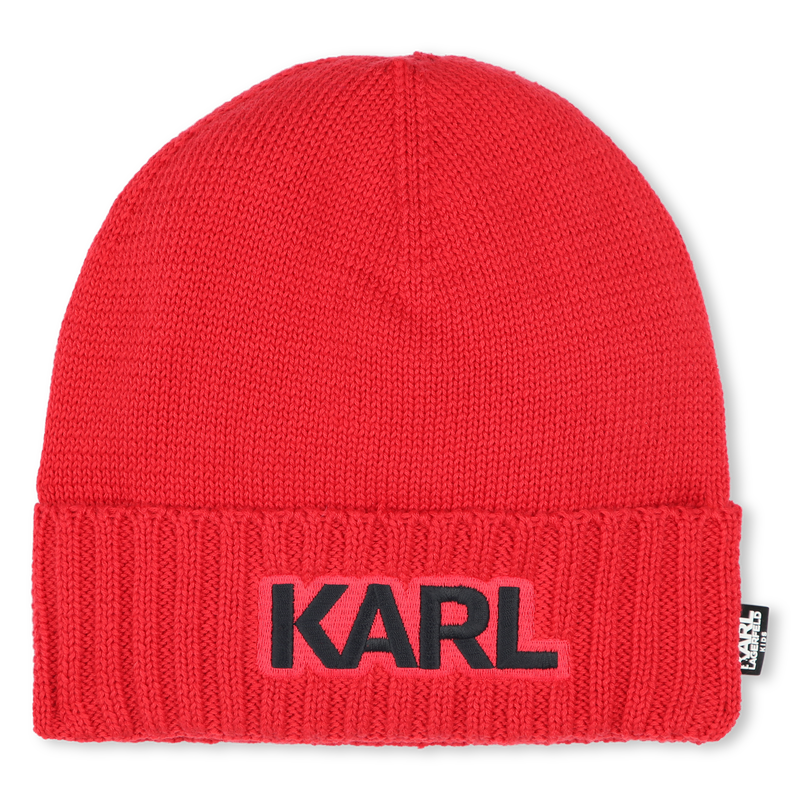 Bonnet brodé KARL LAGERFELD KIDS 
                    GARCON