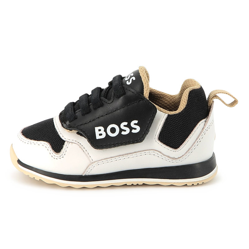 Baskets en cuir avec lacets BOSS 
                    GARCON
