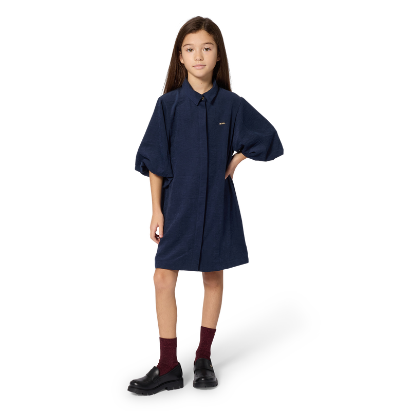 Robe en weavy satin BOSS 
                        FILLE