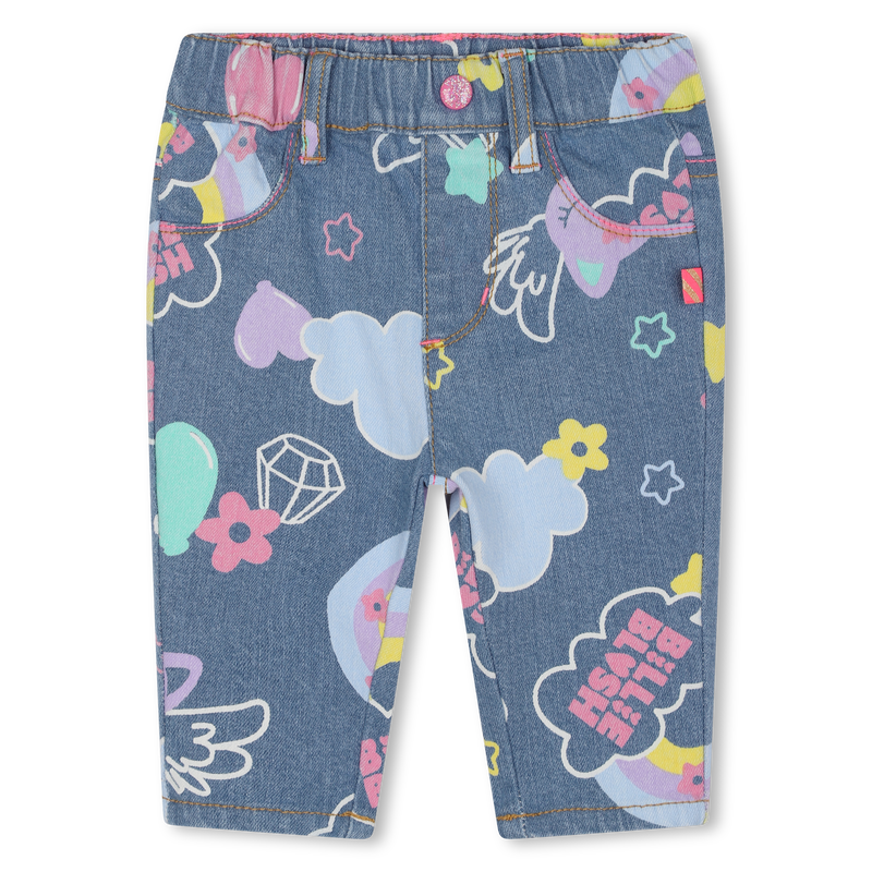 Jean imprimé taille élastiquée BILLIEBLUSH 
                    FILLE