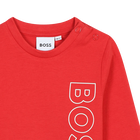 T-shirt sigle vertical BOSS 
                    GARCON