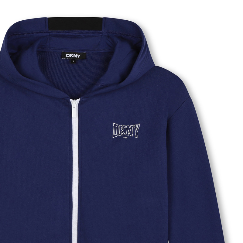 Cardigan molletonné à capuche DKNY 
                    GARCON