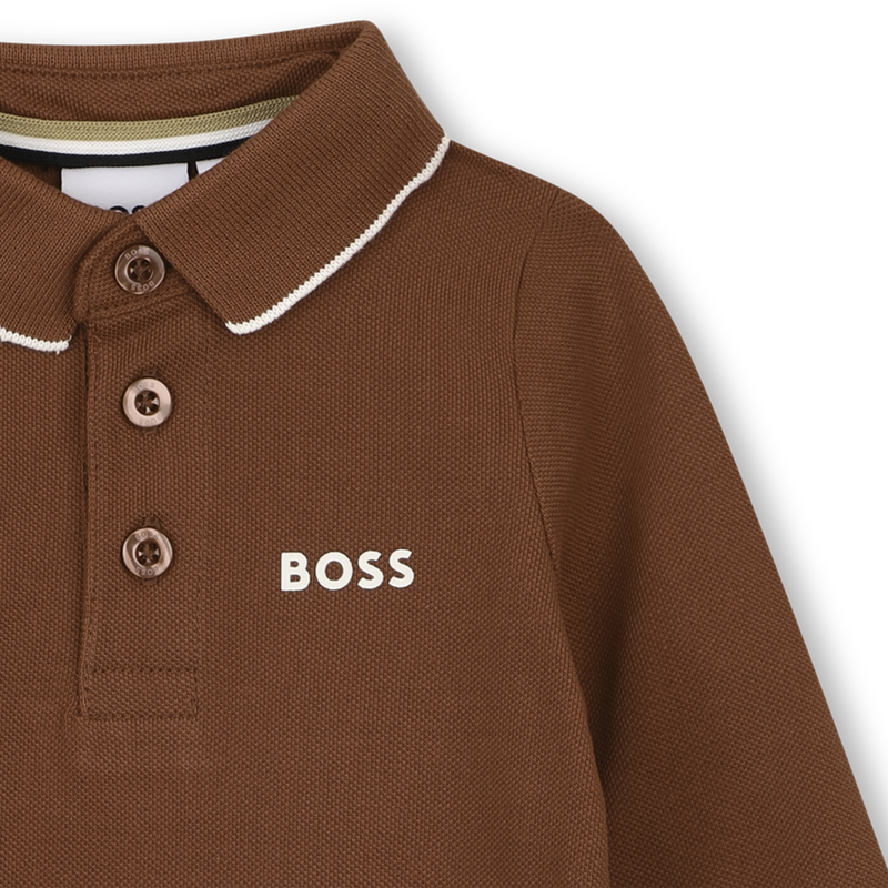 Polo manches longues BOSS 
                        GARCON