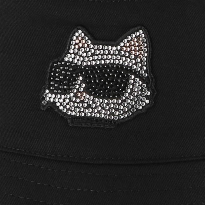 Bob &agrave; bords longs KARL LAGERFELD KIDS 
                        FILLE