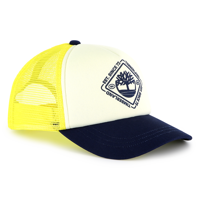 Casquette tricolore bimatière TIMBERLAND 
                    GARCON