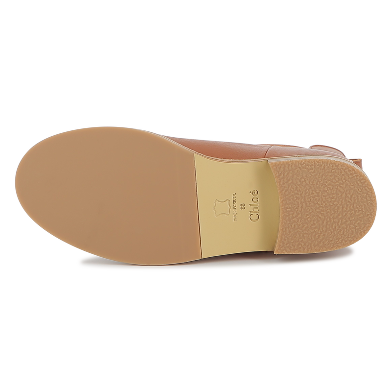 Bottines en cuir de vache CHLOE 
                    FILLE