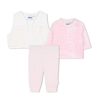 Ensemble pantalon, gilet et T-shirt BOSS FILLE