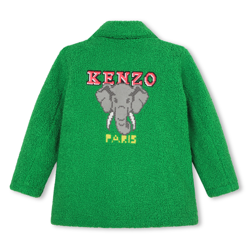 Manteau en tissu peluche KENZO KIDS 
                    FILLE