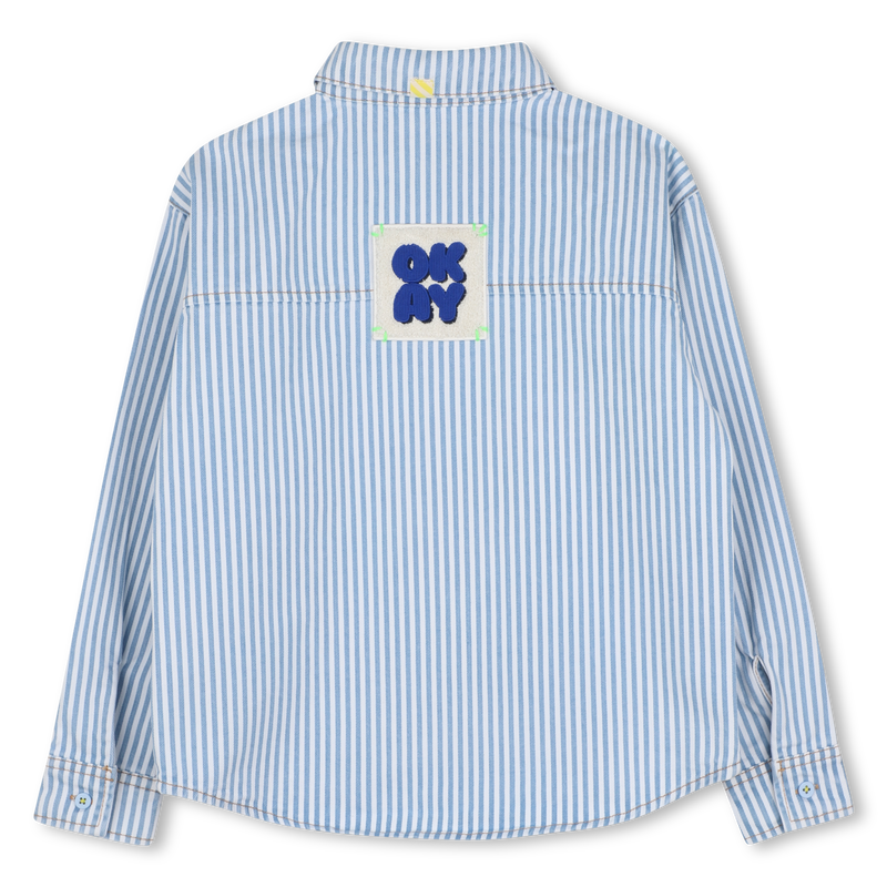 Chemise en coton ray&eacute;e BILLIEBLUSH 
                        GARCON