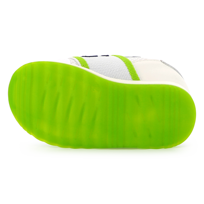 Baskets en cuir et r&eacute;sille BOSS 
                        GARCON