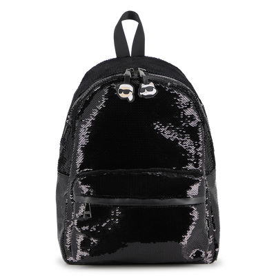 Sac à dos orné de sequins brillants KARL LAGERFELD KIDS FILLE