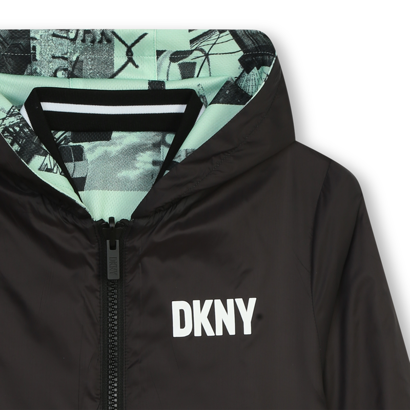 Blouson réversible à capuche DKNY 
                    GARCON