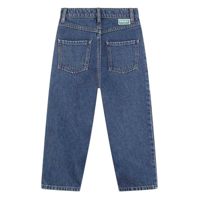 Jean avec découpes et plis KENZO KIDS 
                    FILLE