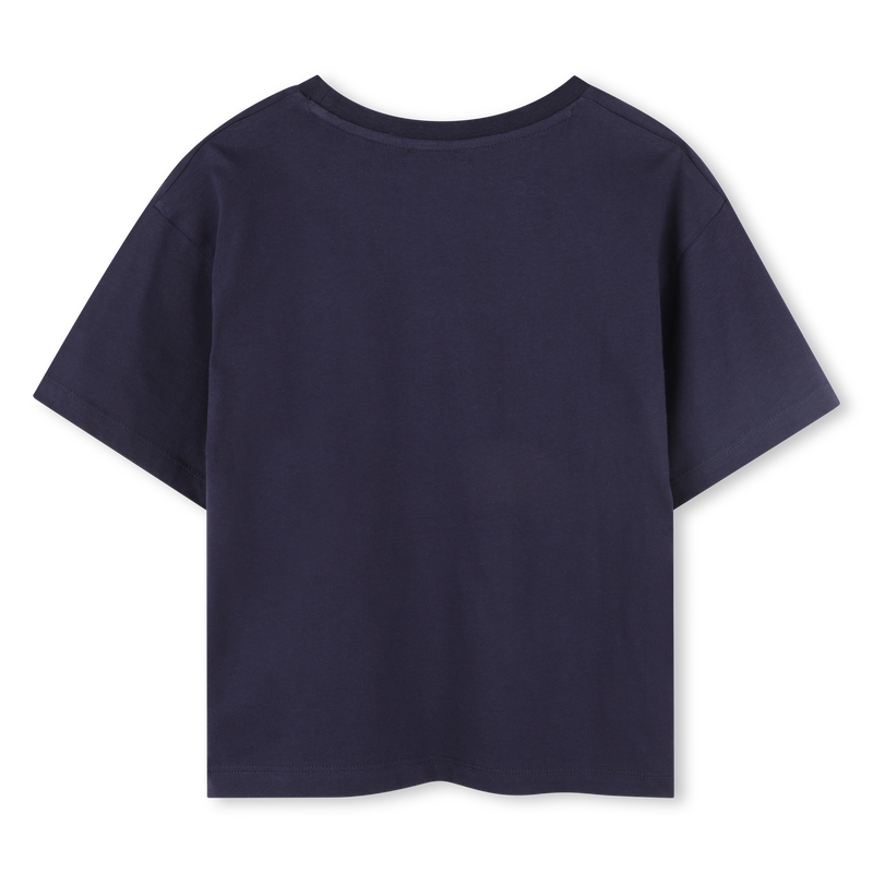 T-shirt avec imprim&eacute; sigl&eacute; KENZO KIDS 
                        FILLE