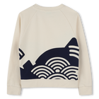 Sweat-shirt molletonn&eacute; coton KENZO KIDS 
                    GARCON