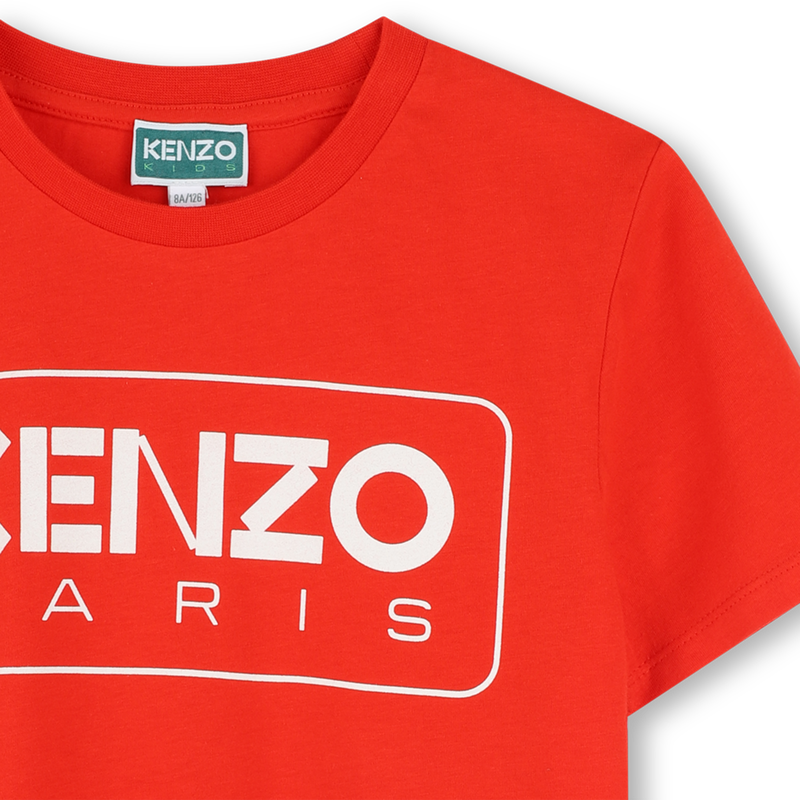 T-shirt coton manches courtes KENZO KIDS 
                    GARCON